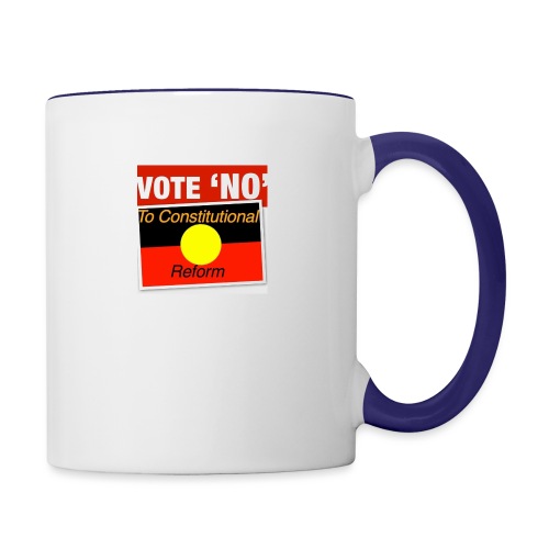 Vote No To Constitutional Change - Contrast Coffee Mug