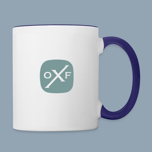 Ocean Fox Button - Contrast Coffee Mug