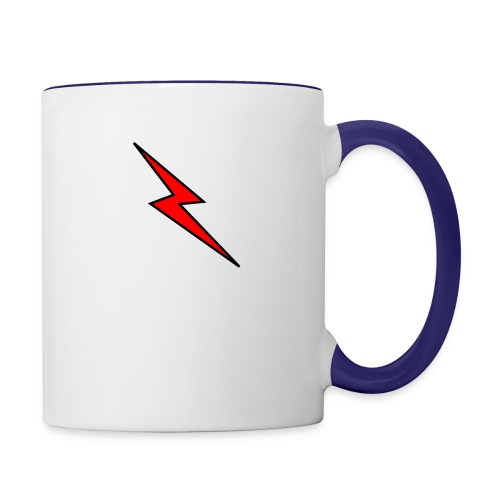 Clean Lightning Bolt Apparel - Contrast Coffee Mug