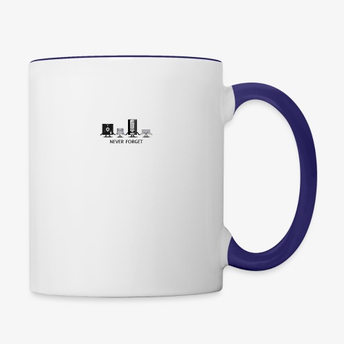 Never forget - Contrast Coffee Mug