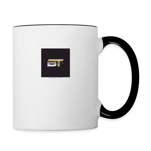BT logo golden - Contrast Coffee Mug