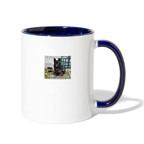 Dog meme - Contrast Coffee Mug