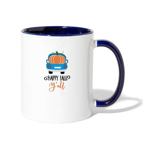Happy Fall Y'all - Contrast Coffee Mug