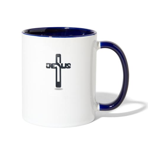Jesus Cross - Contrast Coffee Mug