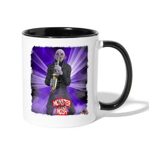 Monster Mosh Nosferatu Saxophone - Contrast Coffee Mug