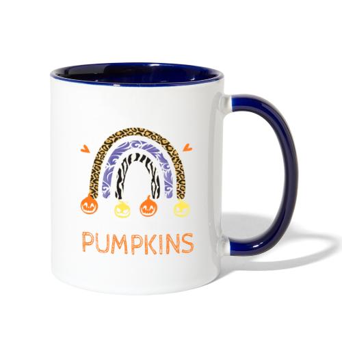I Teach the Cutest Kindergarten Pumpkin Halloween - Contrast Coffee Mug