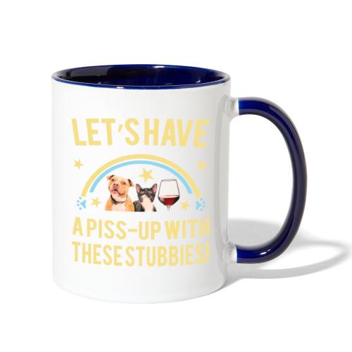 Let's have a piss up with these stubies - Contrast Coffee Mug