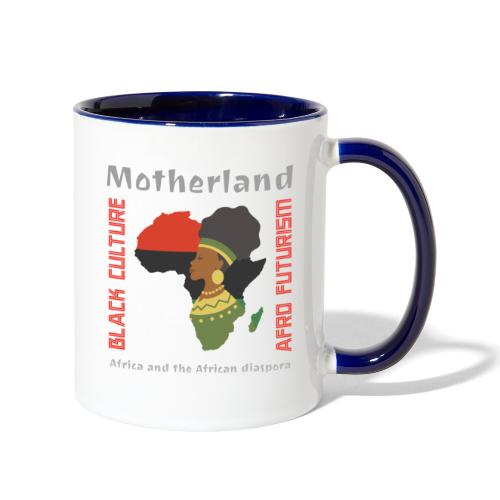 MOTHERLAND - Afrofuturism - Contrast Coffee Mug