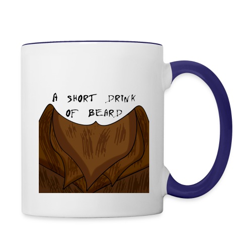 Short drink of beard - Contrast Coffee Mug