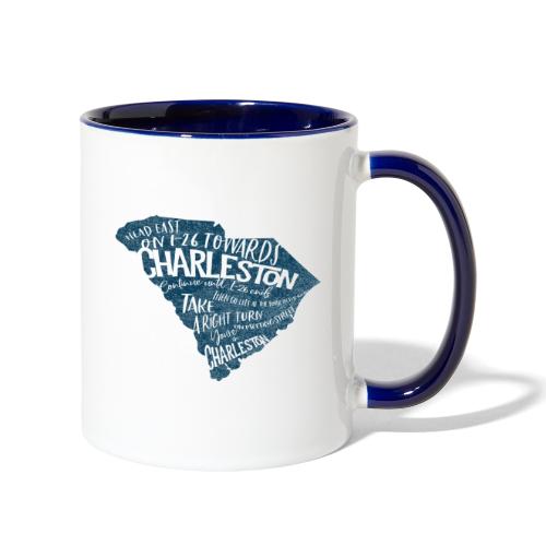 Charleston Directions - Contrast Coffee Mug