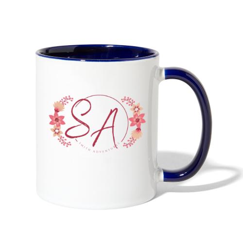 Pretty Pink Circle of Flowers Smith Adventures - Contrast Coffee Mug