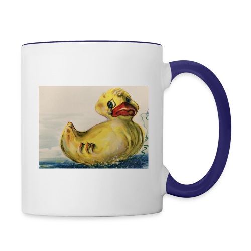 duck tears - Contrast Coffee Mug