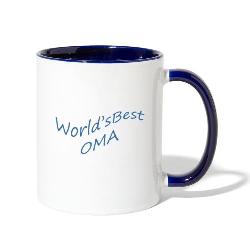 World's Best Oma - Contrast Coffee Mug