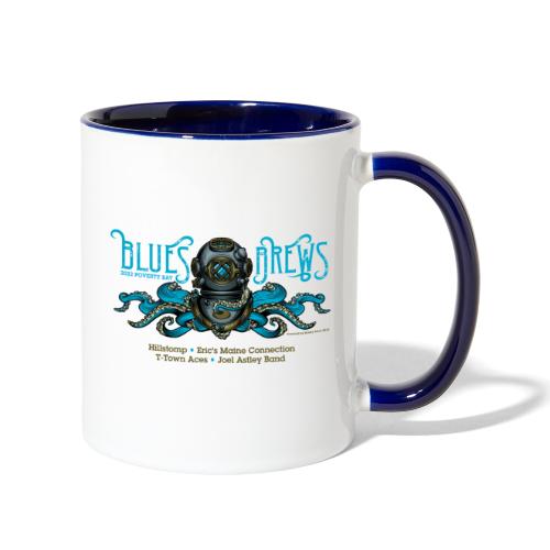 2022 Blues & Brews Kraken - Bands listed - Contrast Coffee Mug
