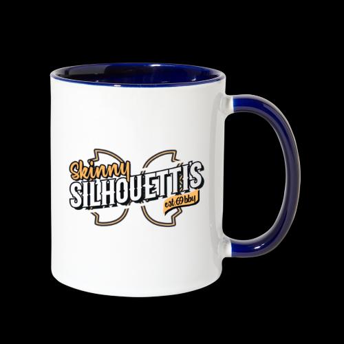 Skinny Silhouetti Retro - Contrast Coffee Mug