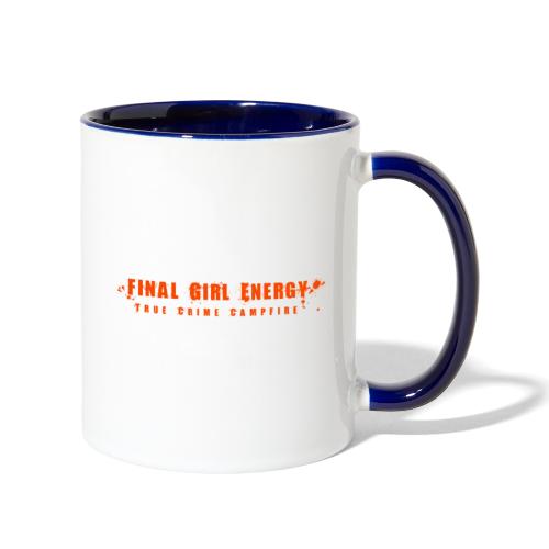 Final Girl Energy - Contrast Coffee Mug