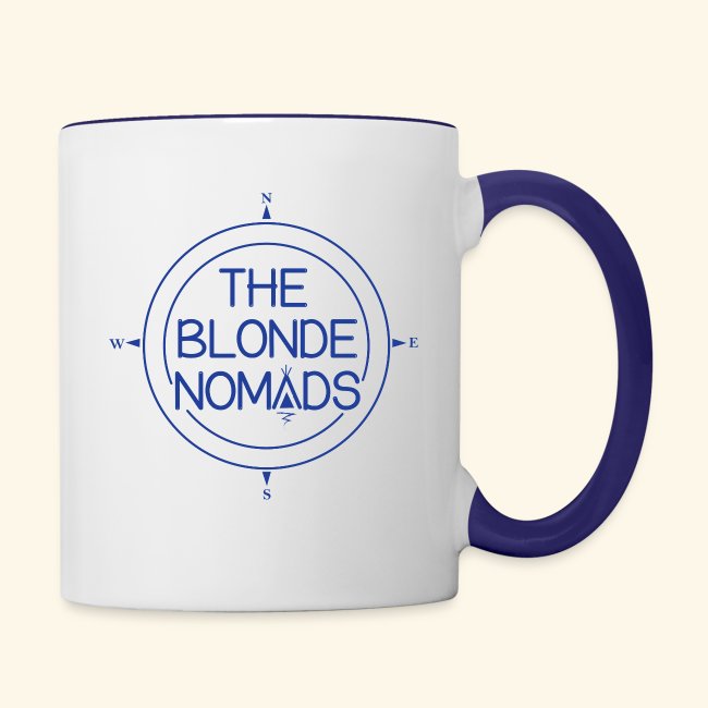 The Blonde Nomads Blue Logo
