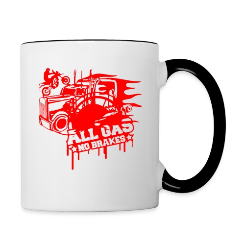 All Gas no Brakes - Contrast Coffee Mug