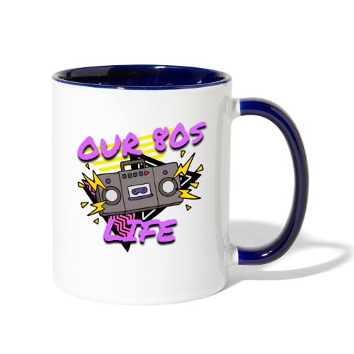 Our 80s Life Logo - Contrast Coffee Mug