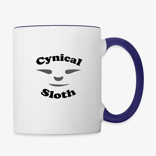 Cynical Sloth limited-edition company logo - Contrast Coffee Mug