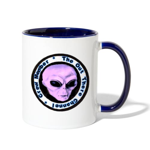 Badge crewPINKY with Back Crew Logo - Contrast Coffee Mug