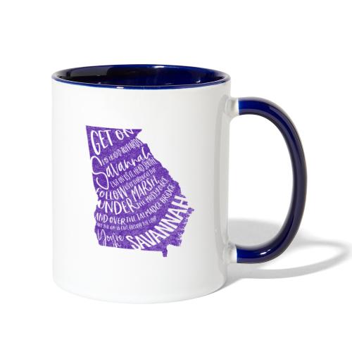 Savannah Directions - Purple - Contrast Coffee Mug