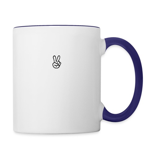 Peace J - Contrast Coffee Mug
