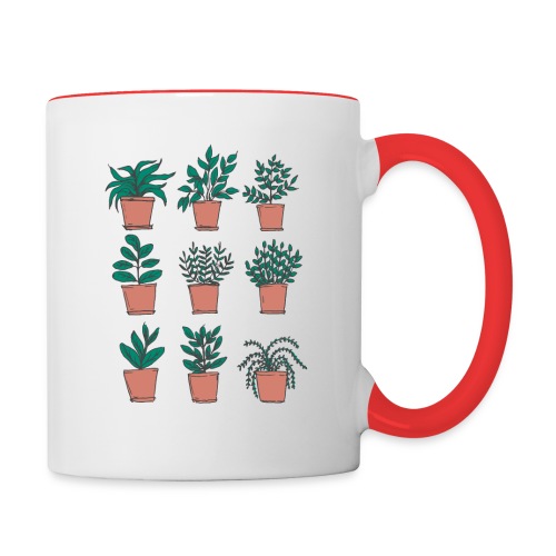 Flowerpots - Contrast Coffee Mug
