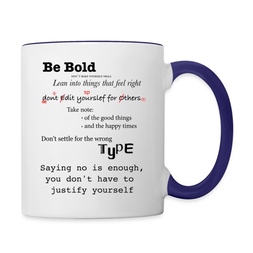 Typeface Puns - Contrast Coffee Mug