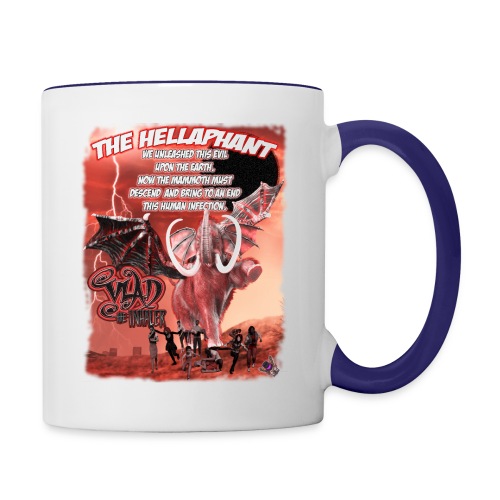 Vlad The Inhaler: The Hellaphant New Red Logo - Contrast Coffee Mug