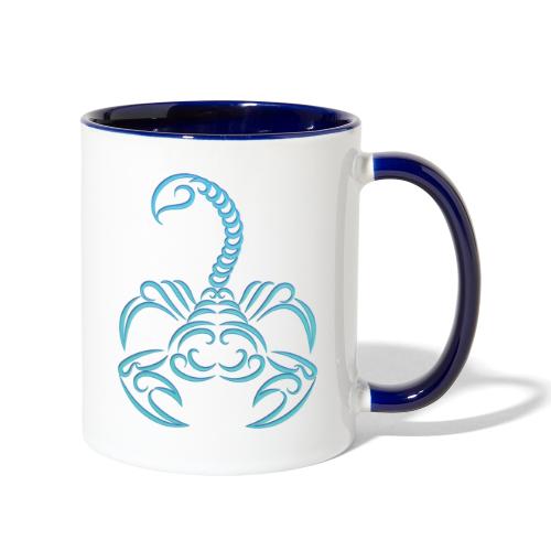 Scorpio Zodiac Water Sign Scorpion Logo - Contrast Coffee Mug