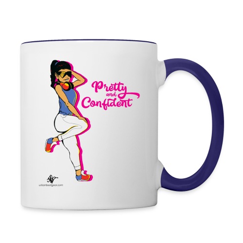 Pretty & Confident Woman - Contrast Coffee Mug