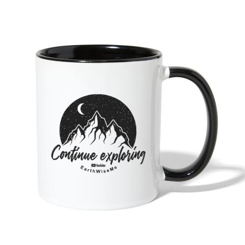 Explore continue BW - Contrast Coffee Mug