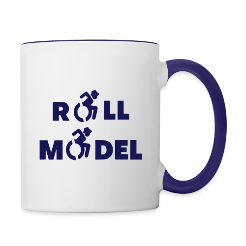 Roll model in a wheelchair, sexy wheelchair user - Contrast Coffee Mug