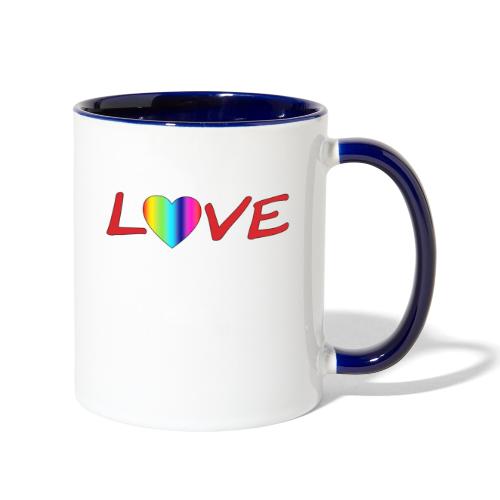 Love for your loved one - Contrast Coffee Mug