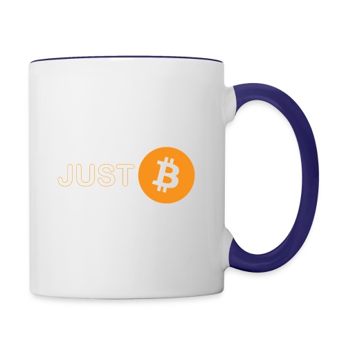 Just be - just Bitcoin - Contrast Coffee Mug