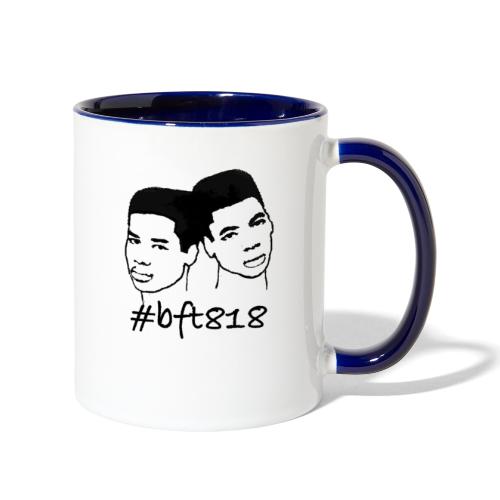 Silouette w/hashtag - Contrast Coffee Mug