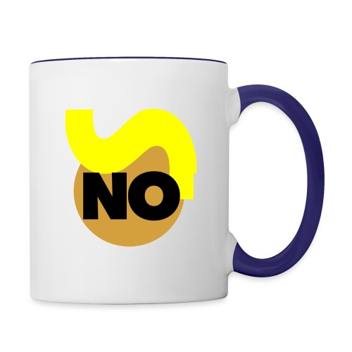 Nope. - Contrast Coffee Mug