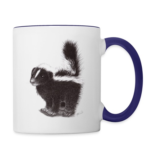 Cool cute funny Skunk - Contrast Coffee Mug