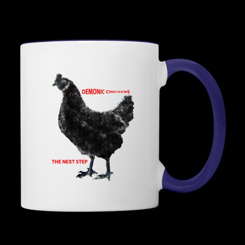 DEMONIC CHICKEN - Contrast Coffee Mug