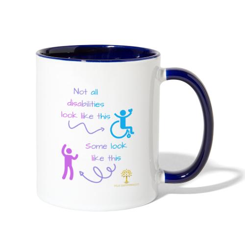 Not all disabilities look like this - Contrast Coffee Mug