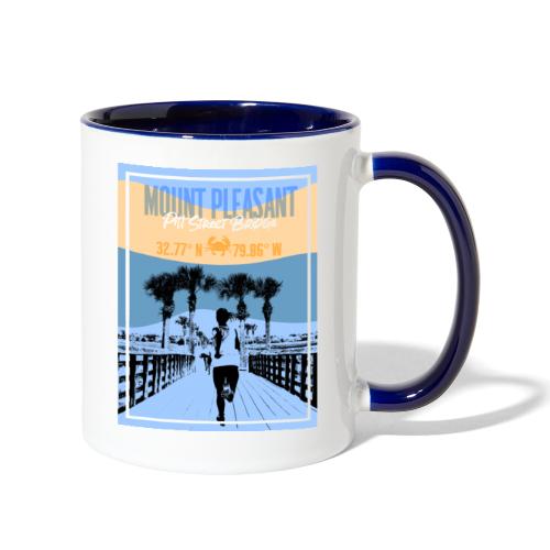 Charleston Life -Mount Pleasant Pitt Street Bridge - Contrast Coffee Mug