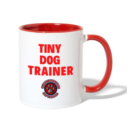 Tiny Dog Trainer - Contrast Coffee Mug