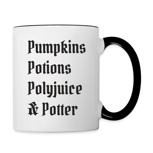 Pumpkins Potions Polyjuice & Potter - Contrast Coffee Mug