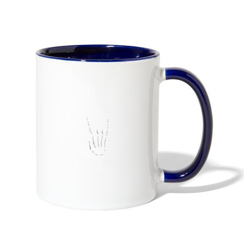 We're Working Out! Heavy Metal Hand (Negative) - Contrast Coffee Mug