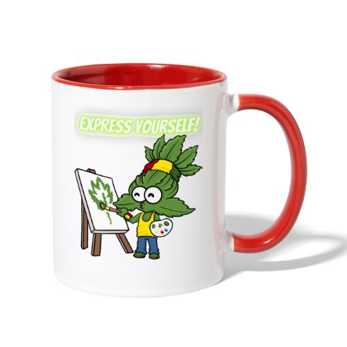 Erykah Im Thru Express Yaself Tee - Contrast Coffee Mug