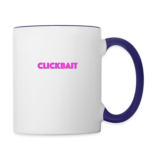 CLICKBAIT MERCHANDISE - Contrast Coffee Mug