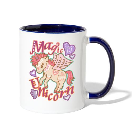 Sweet Magic Unicorn Design - Contrast Coffee Mug