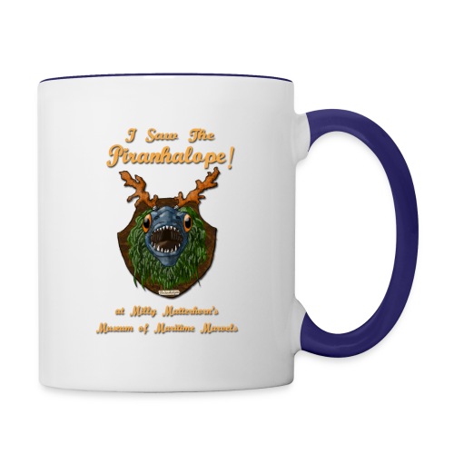 I Saw the Piranhalope! - Contrast Coffee Mug