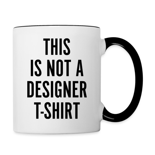 Designer T-Shirt - Contrast Coffee Mug